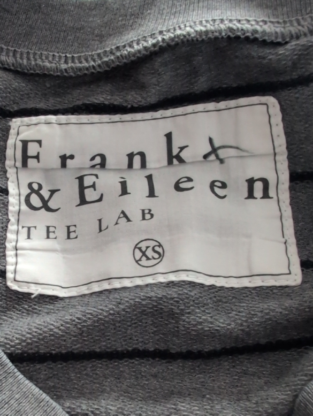 Frank and Eileen LAB511 RFT DARK GRAY MELANGE WITH BLACK STRIPE - Picture 4 of 4